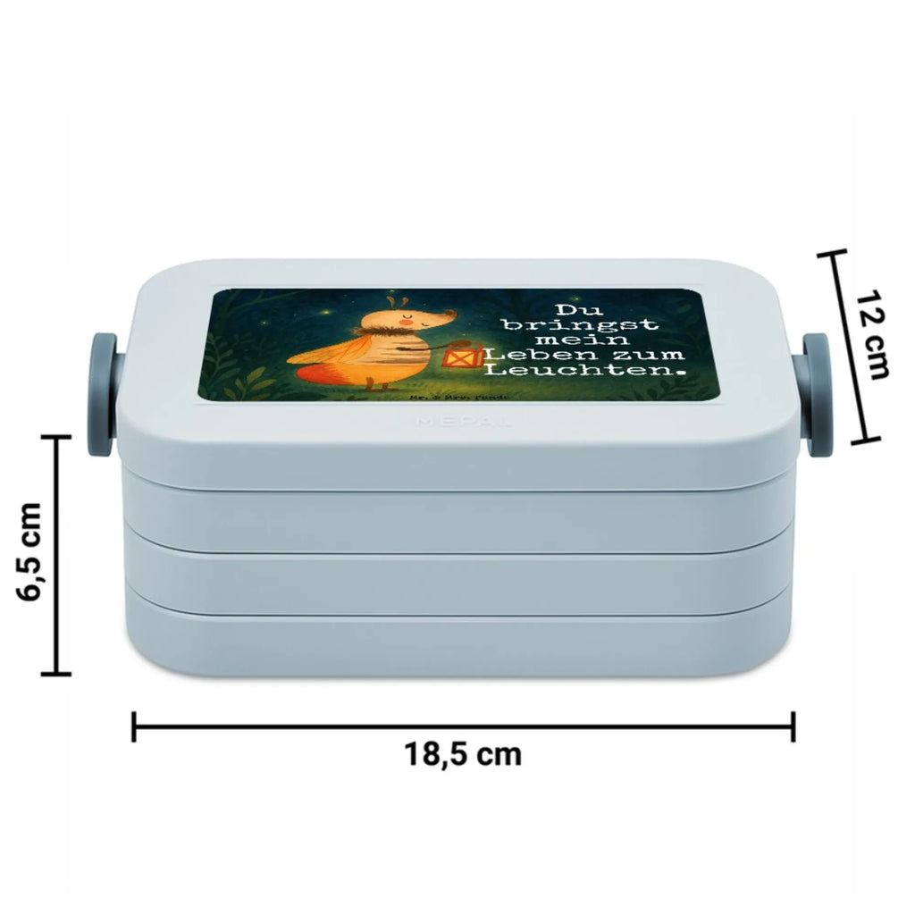 MEPAL Bentobox Glühwürmchen Design Bentobox, Brotdose, Lunchbox, Tiermotive, Gute Laune, lustige Sprüche, Tiere, Liebesbeweis, Lieblingsmensch, Leuchten, Jahrestag, Glühwurm, Falter, Glühwürmchen, Liebesspruch, Liebe, Heiratsantrag, Verlobung, magisch