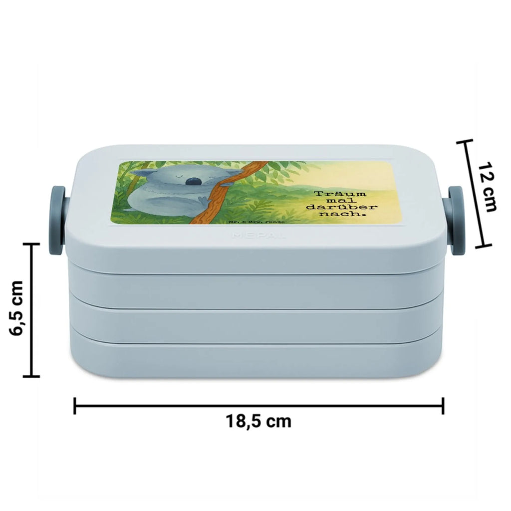 MEPAL Bentobox Koalabär Design Brotdose, Bentobox, Lunchbox, Tiermotive, Gute Laune, lustige Sprüche, Tiere, Traumland, Koala, schlafen, Bär, Koalabär, träumen, Traum, Schlafzimmer