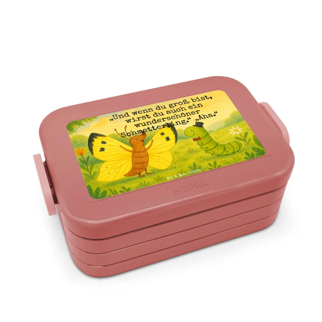 MEPAL Bentobox Raupe Schmetterling Design Lunchbox, Brotdose, Bentobox, Tiermotive, Gute Laune, lustige Sprüche, Tiere, Kokon, Hütchen, Schönheit, Erwachsen werden, Schmetterling, Raupe, Aufwachsen, Hut, Entwicklung, Zitronenfalter