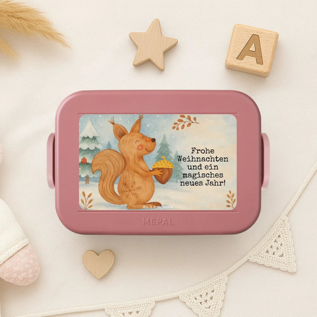 MEPAL Bentobox Eichhörnchen Weihnachten Design Bentobox, Brotdose, Lunchbox, Winter, Weihnachten, Weihnachtsdeko, Nikolaus, Advent, Heiligabend, Wintermotiv, Weihnachtsgruß, Vogel, Guten Rutsch, Frohes neues Jahr, Weihnachtsmotiv, Frohe Weihnachten, Neujahr