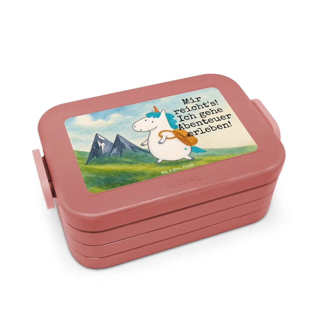MEPAL Bentobox Einhorn Bergsteiger Design Bentobox, Lunchbox, Brotdose, Einhorn, Einhörner, Einhorn Deko, Unicorn, Bergsteiger, Abenteurer, Abenteuer, Weltreise, Urlaub, Berge, Weltenbummler, Entdecker, Reisen