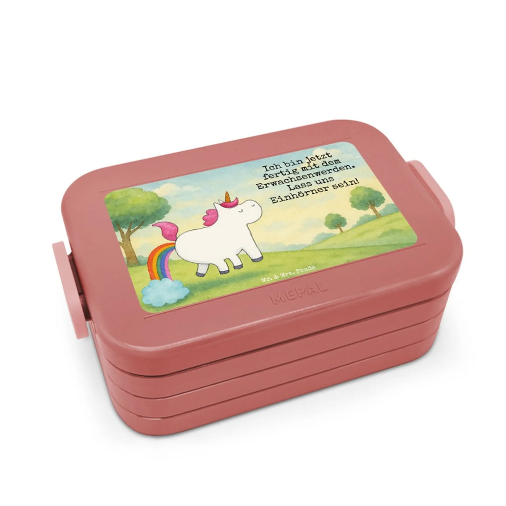MEPAL Bentobox Einhorn Pupsen Design Lunchbox, Brotdose, Bentobox, Einhorn, Einhörner, Einhorn Deko, Unicorn, lustig, Freundin, Einhornpower, Glitzer, Erwachsenwerden, Regenbogen, Spaß, Pups