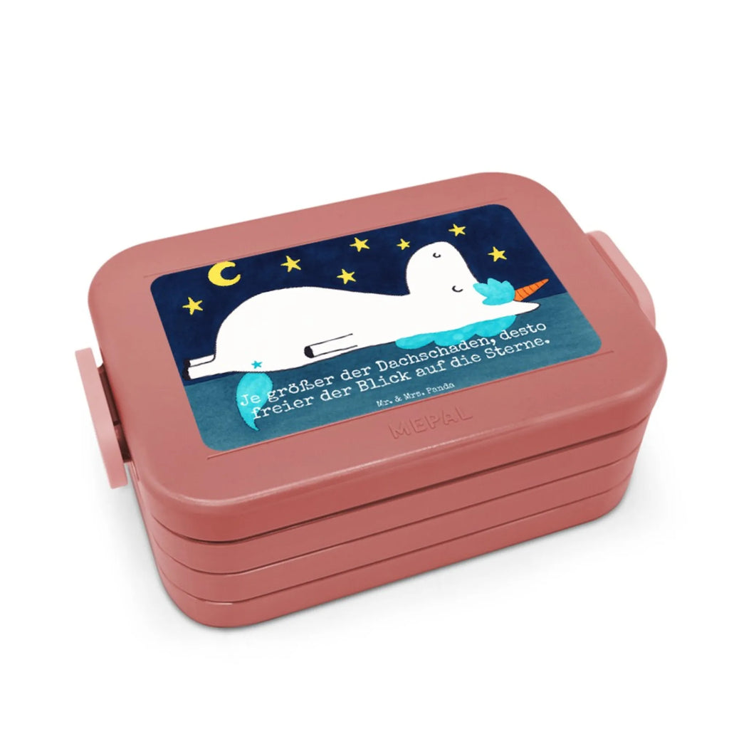 MEPAL Bentobox Einhorn Sternenhimmel Design Lunchbox, Brotdose, Bentobox, Einhorn, Einhörner, Einhorn Deko, Unicorn, Sternenhimmel, Sterne, Dachschaden, Verrückt