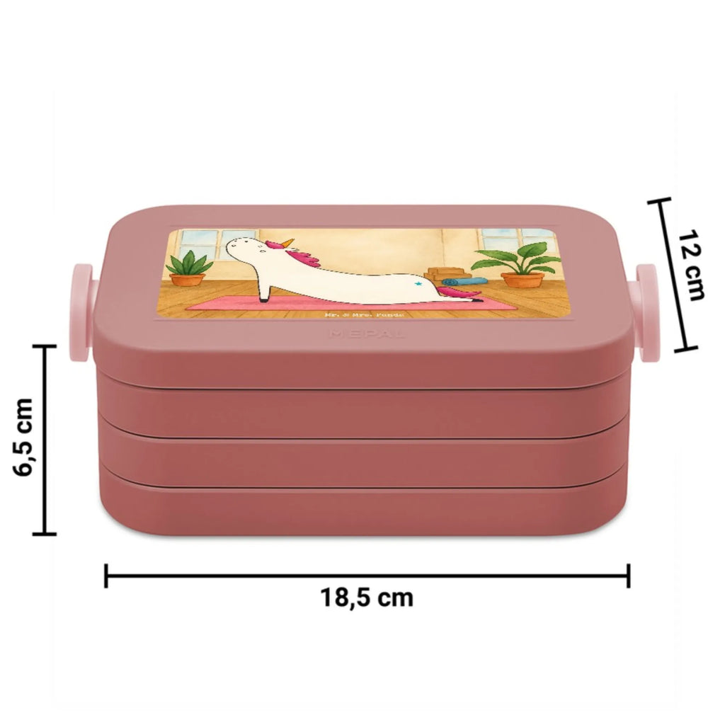 MEPAL Bentobox Einhorn Yoga Design Bentobox, Lunchbox, Brotdose, Einhorn, Einhörner, Einhorn Deko, Unicorn, witzig, Achtsamkeit, Sport, Joga, Namaste, süß, Yoga, lustig, Entspannung, Yogamatte