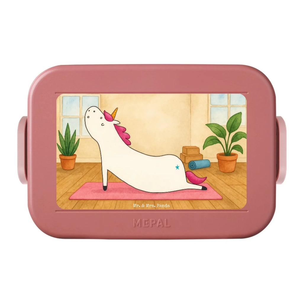 MEPAL Bentobox Einhorn Yoga Design Bentobox, Lunchbox, Brotdose, Einhorn, Einhörner, Einhorn Deko, Unicorn, witzig, Achtsamkeit, Sport, Joga, Namaste, süß, Yoga, lustig, Entspannung, Yogamatte