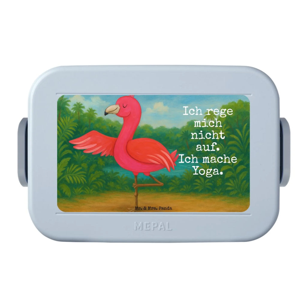 MEPAL Bentobox Flamingo Yoga Design Lunchbox, Bentobox, Brotdose, Flamingo, Achtsamkeit, Yoga-Übung, Vogel, Namaste, Tiefenentspannung, Entspannung, Aufregen, Yoga, Ärger