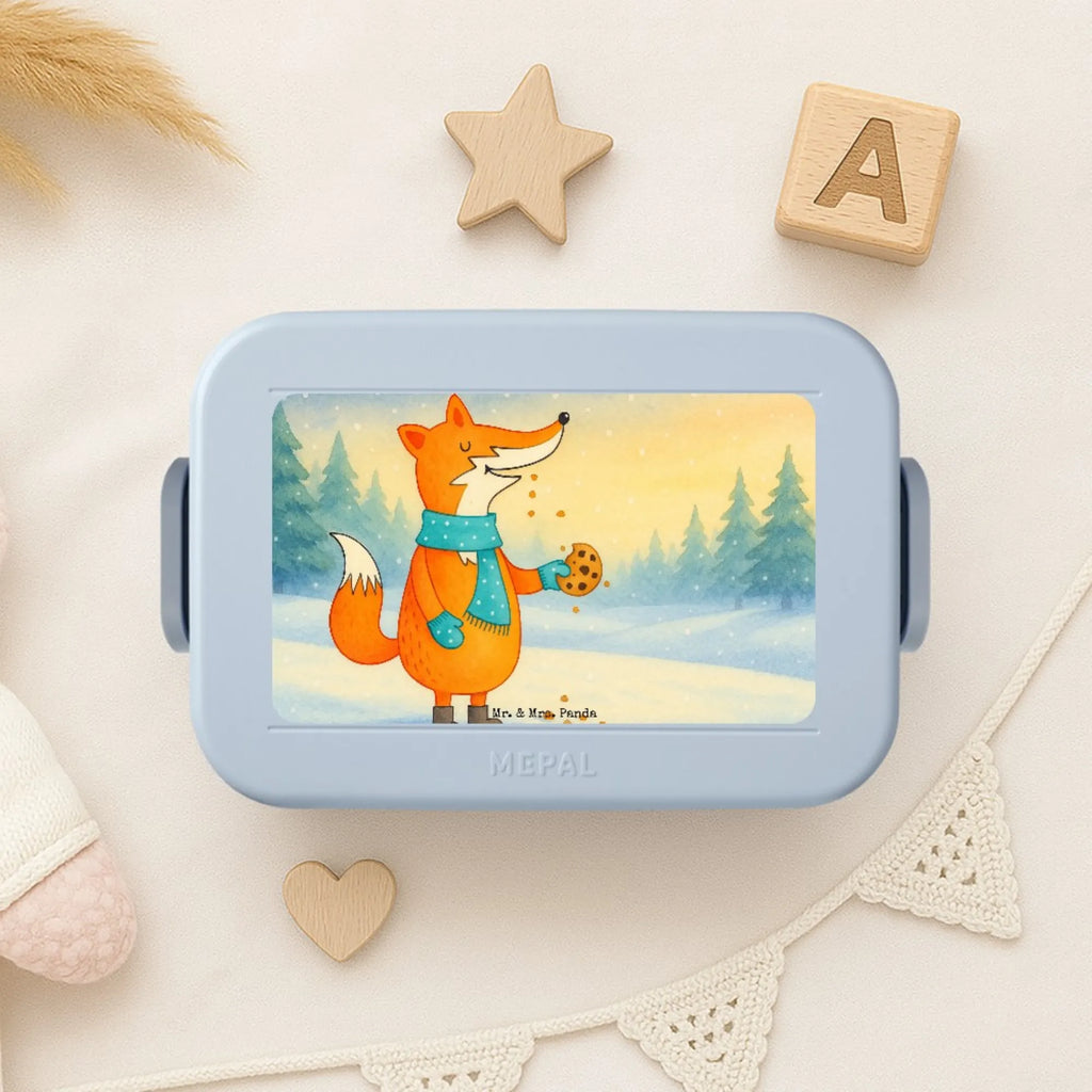 MEPAL Bentobox Fuchs Keks Design Lunchbox, Brotdose, Bentobox, Fuchs, Winter, Liebe, Kekse, Füchse, Weihnachtszeit, Plätzchen, Küche Deko, Backen Spruch