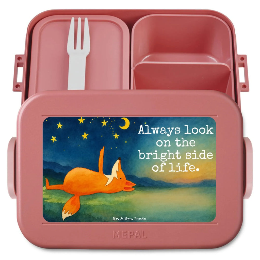 MEPAL Bentobox Fuchs Sterne Design Bentobox, Brotdose, Lunchbox, Fuchs, Romantik, tröstende Worte, Always Look on the Bright Side of Life, Füchse, Spruch schön, Spruch positiv