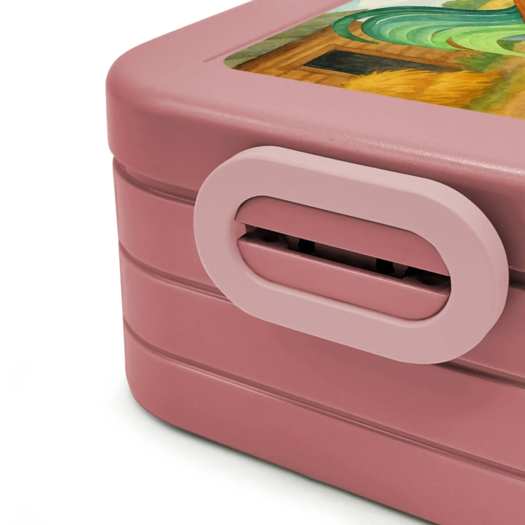 MEPAL Bentobox Hahn Korn Design Bentobox, Lunchbox, Brotdose, Bauernhof, Hoftiere, Landwirt, Landwirtin, Korn, Henne, Hahn, Eier, Natur