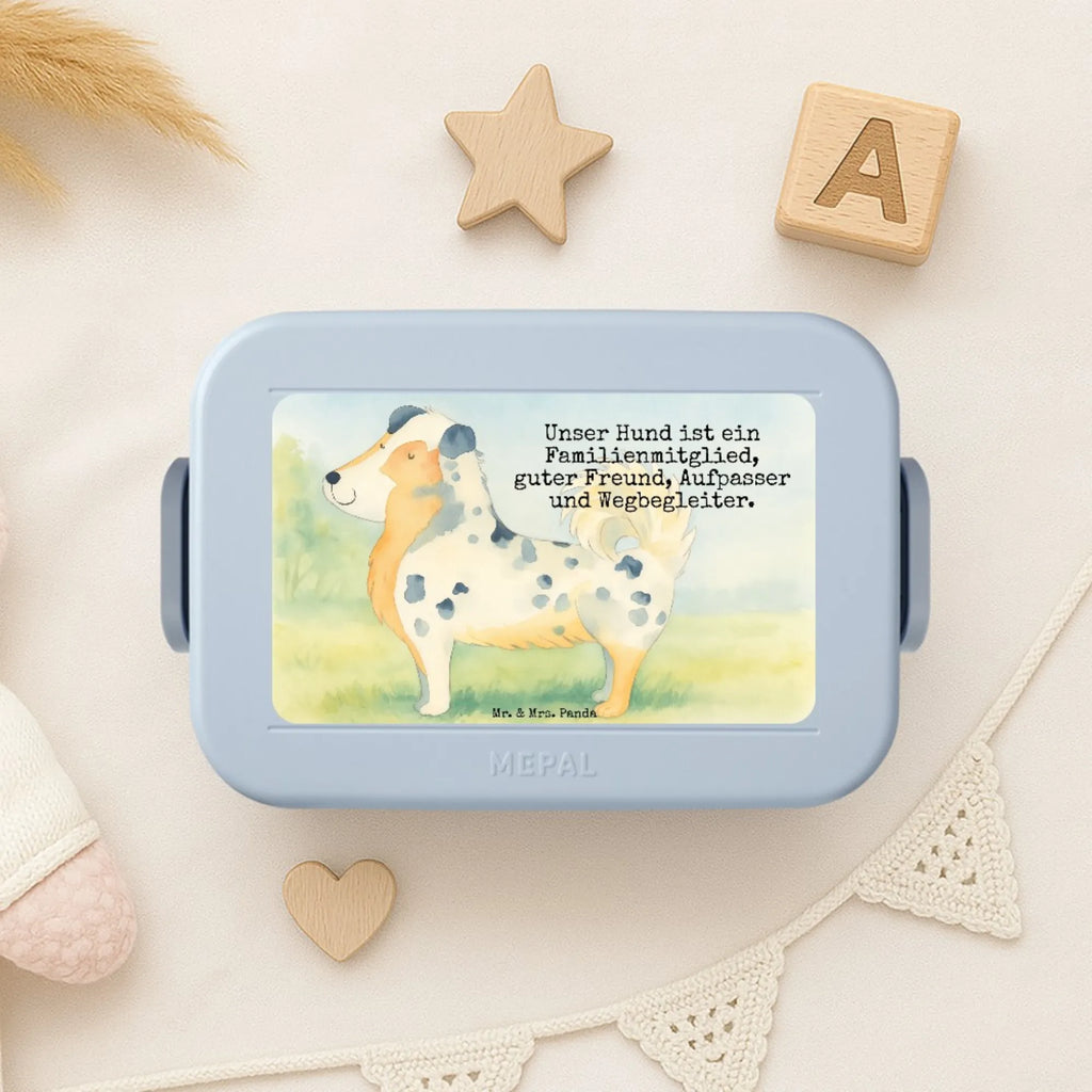 MEPAL Bentobox Hund Australien Shepherd Design Brotdose, Lunchbox, Bentobox, Hund, Hundemotiv, Haustier, Hunderasse, Tierliebhaber, Hundebesitzer, Sprüche, Australien Shepherd, Shepherd, Spruch, Hundeliebe, Familienhund