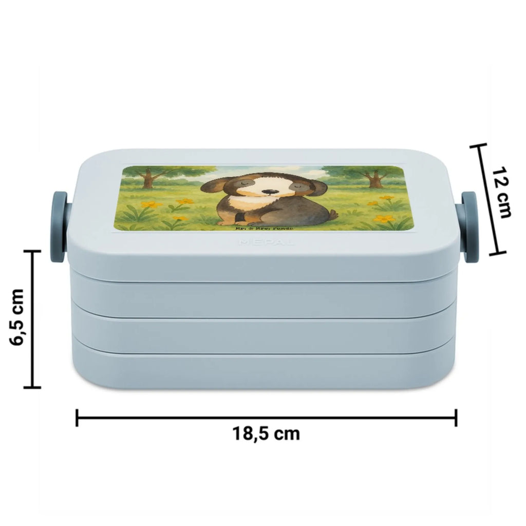MEPAL Bentobox Hund Entspannen Design Bentobox, Lunchbox, Brotdose, Hund, Hundemotiv, Haustier, Hunderasse, Tierliebhaber, Hundebesitzer, Sprüche, Hundeliebe, schwarzer Hund, Liebe, Hundeglück