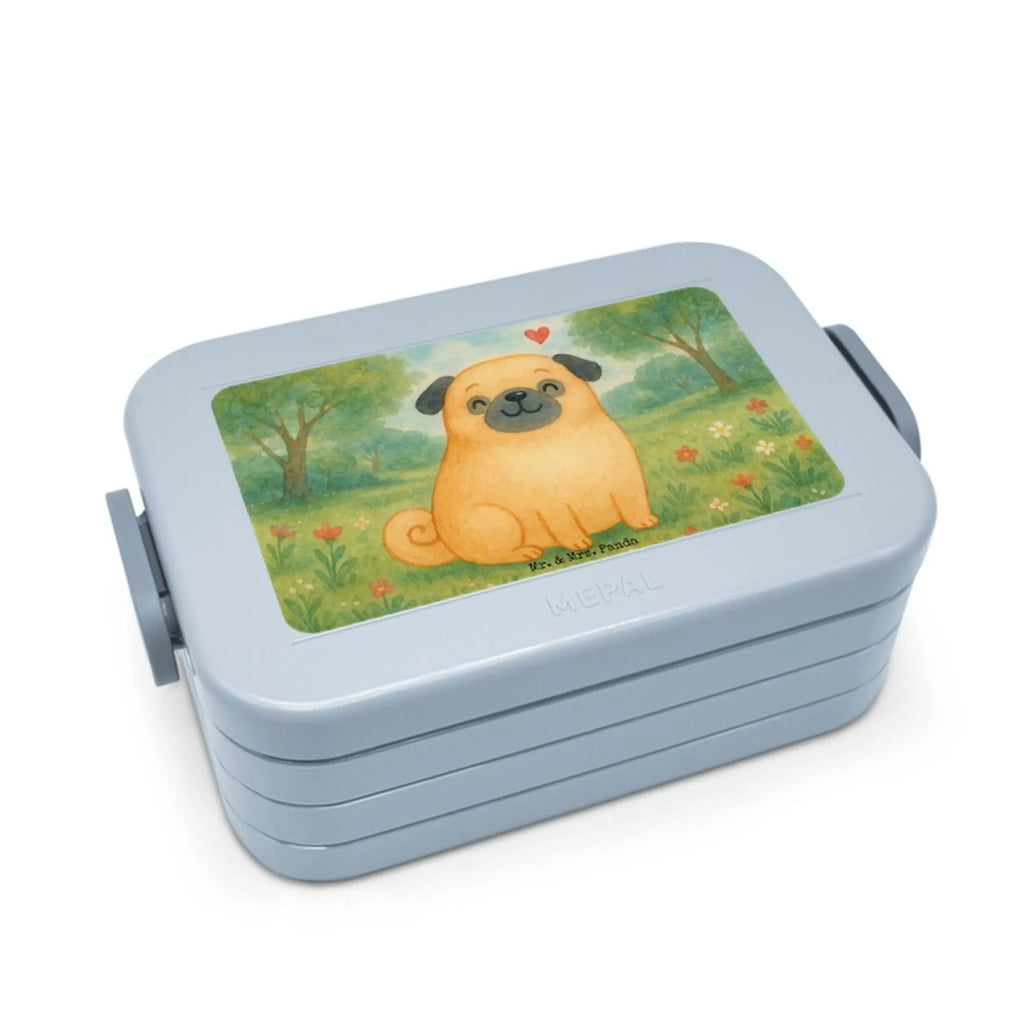 MEPAL Bentobox Mops Design Bentobox, Lunchbox, Brotdose, Hund, Hundemotiv, Haustier, Hunderasse, Tierliebhaber, Hundebesitzer, Sprüche, Mops, Liebe, Hundeliebe