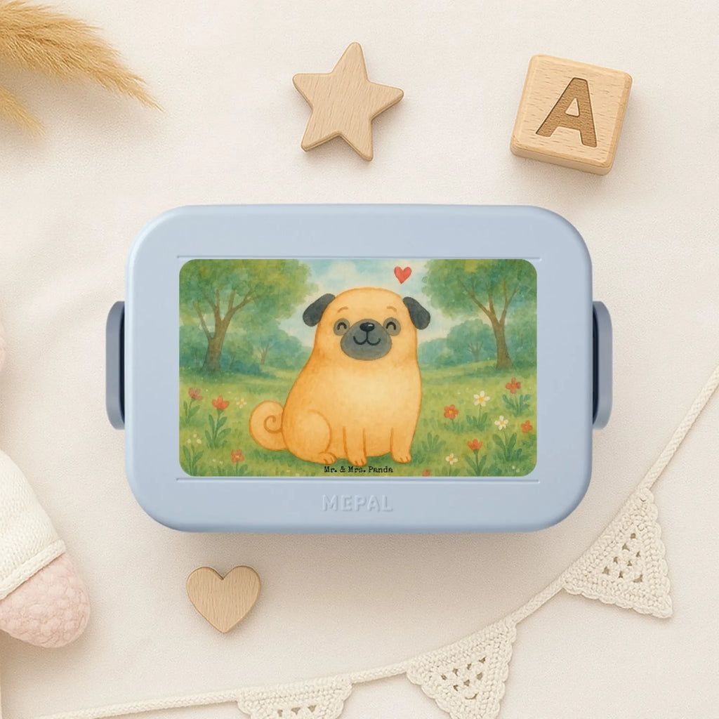 MEPAL Bentobox Mops Design Bentobox, Lunchbox, Brotdose, Hund, Hundemotiv, Haustier, Hunderasse, Tierliebhaber, Hundebesitzer, Sprüche, Mops, Liebe, Hundeliebe