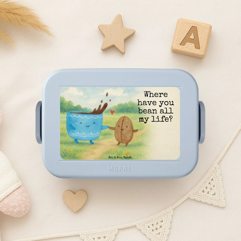 MEPAL Bentobox Kaffee Bohne Design Bentobox, Brotdose, Lunchbox, Tiermotive, Gute Laune, lustige Sprüche, Tiere, Kaffeebohne, Kaffee, Zufriedenheit, Glück, Genuss