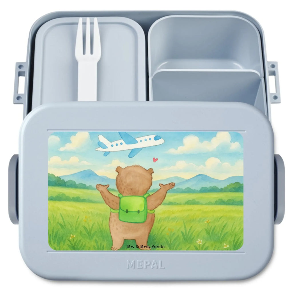 MEPAL Bentobox Bär Flugzeug Design Brotdose, Lunchbox, Bentobox, Liebe, Partner, Freund, Freundin, Ehemann, Ehefrau, Heiraten, Verlobung, Heiratsantrag, Liebesgeschenk, Jahrestag, Hocheitstag, Geschenk für Partner, für Ehemann, Liebesbeweis, Geschenk für Freundin, für Männer, Geschenk für Frauen, Hochzeitstag, Mitbringsel, Valentinstag