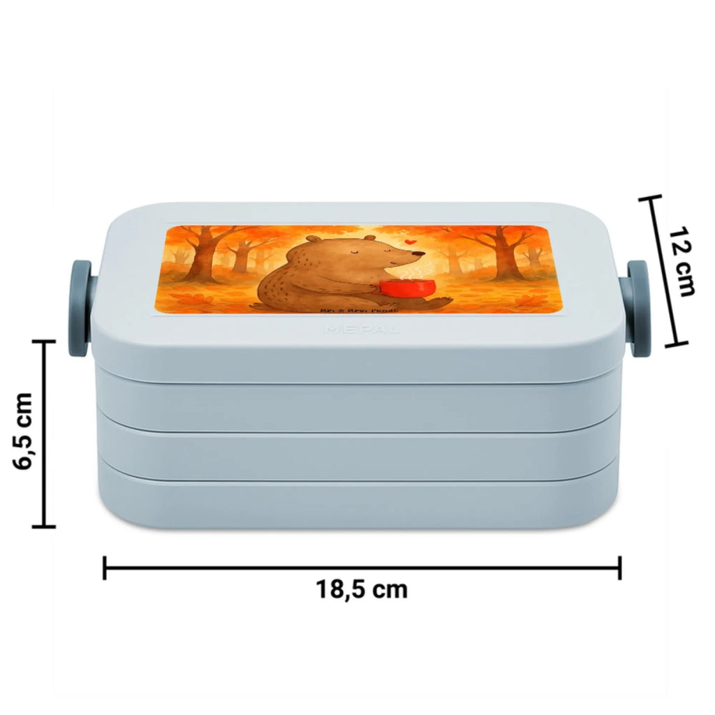 MEPAL Bentobox Bär Morgenkaffee Design Brotdose, Bentobox, Lunchbox, Liebe, Partner, Freund, Freundin, Ehemann, Ehefrau, Heiraten, Verlobung, Heiratsantrag, Liebesgeschenk, Jahrestag, Hocheitstag, Liebesbeweis, für Ehemann, Mitbringsel, Geschenk für Freundin, Geschenk für Partner, für Männer, Valentinstag, Geschenk für Frauen, Hochzeitstag