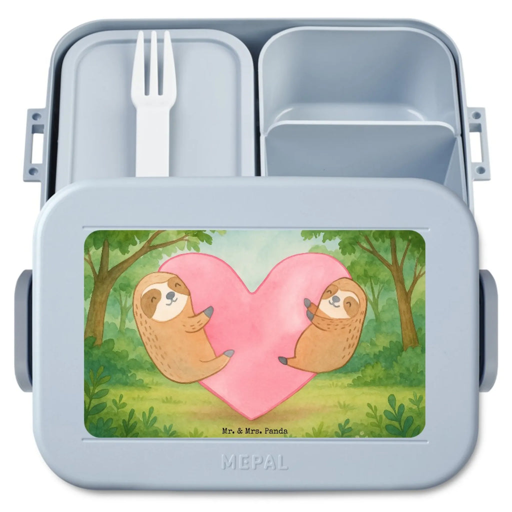 MEPAL Bentobox Faultiere Herz Design Brotdose, Lunchbox, Bentobox, Liebe, Partner, Freund, Freundin, Ehemann, Ehefrau, Heiraten, Verlobung, Heiratsantrag, Liebesgeschenk, Jahrestag, Hocheitstag, Valentinstag, für Ehemann, Geschenk für Partner, Mitbringsel, Geschenk für Frauen, Geschenk für Freundin, Liebesbeweis, Hochzeitstag, für Männer