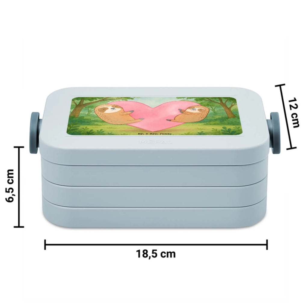 MEPAL Bentobox Faultiere Herz Design Brotdose, Lunchbox, Bentobox, Liebe, Partner, Freund, Freundin, Ehemann, Ehefrau, Heiraten, Verlobung, Heiratsantrag, Liebesgeschenk, Jahrestag, Hocheitstag, Valentinstag, für Ehemann, Geschenk für Partner, Mitbringsel, Geschenk für Frauen, Geschenk für Freundin, Liebesbeweis, Hochzeitstag, für Männer