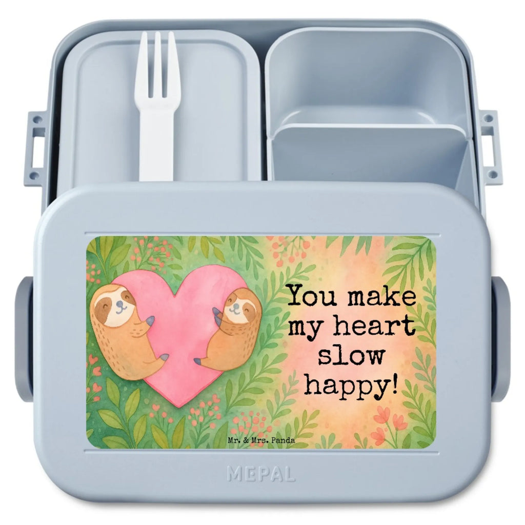 MEPAL Bentobox Faultiere Herz Design Brotdose, Lunchbox, Bentobox, Liebe, Partner, Freund, Freundin, Ehemann, Ehefrau, Heiraten, Verlobung, Heiratsantrag, Liebesgeschenk, Jahrestag, Hocheitstag, Valentinstag, für Ehemann, Geschenk für Partner, Mitbringsel, Geschenk für Frauen, Geschenk für Freundin, Liebesbeweis, Hochzeitstag, für Männer