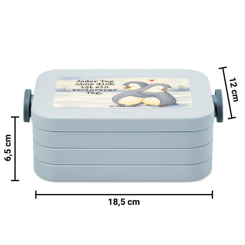 MEPAL Bentobox Pinguine Kuscheln Design Bentobox, Brotdose, Lunchbox, Liebe, Partner, Freund, Freundin, Ehemann, Ehefrau, Heiraten, Verlobung, Heiratsantrag, Liebesgeschenk, Jahrestag, Hocheitstag, Geschenk für Partner, für Ehemann, Valentinstag, Geschenk für Frauen, Geschenk für Freundin, für Männer, Liebesbeweis, Mitbringsel, Hochzeitstag