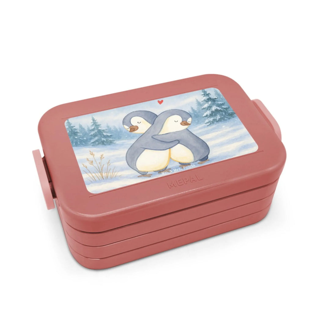 MEPAL Bentobox Pinguine Kuscheln Design Bentobox, Brotdose, Lunchbox, Liebe, Partner, Freund, Freundin, Ehemann, Ehefrau, Heiraten, Verlobung, Heiratsantrag, Liebesgeschenk, Jahrestag, Hocheitstag, Geschenk für Partner, für Ehemann, Valentinstag, Geschenk für Frauen, Geschenk für Freundin, für Männer, Liebesbeweis, Mitbringsel, Hochzeitstag