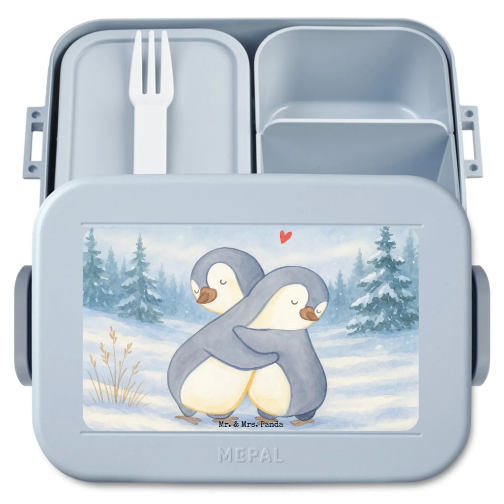 MEPAL Bentobox Pinguine Kuscheln Design Bentobox, Brotdose, Lunchbox, Liebe, Partner, Freund, Freundin, Ehemann, Ehefrau, Heiraten, Verlobung, Heiratsantrag, Liebesgeschenk, Jahrestag, Hocheitstag, Geschenk für Partner, für Ehemann, Valentinstag, Geschenk für Frauen, Geschenk für Freundin, für Männer, Liebesbeweis, Mitbringsel, Hochzeitstag