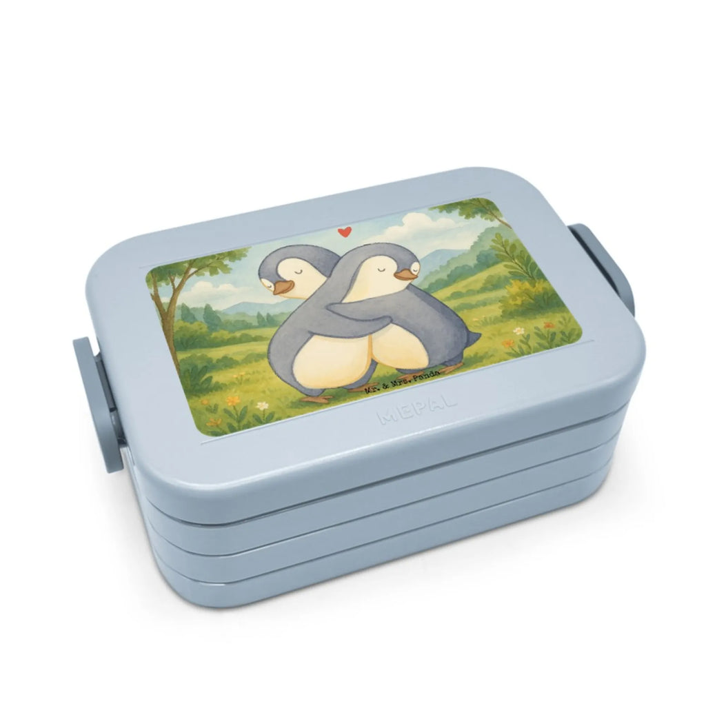 MEPAL Bentobox Pinguine Kuscheln Design Bentobox, Brotdose, Lunchbox, Liebe, Partner, Freund, Freundin, Ehemann, Ehefrau, Heiraten, Verlobung, Heiratsantrag, Liebesgeschenk, Jahrestag, Hocheitstag, Geschenk für Frauen, Valentinstag, für Männer, Geschenk für Partner, für Ehemann, Mitbringsel, Hochzeitstag, Liebesbeweis, Geschenk für Freundin