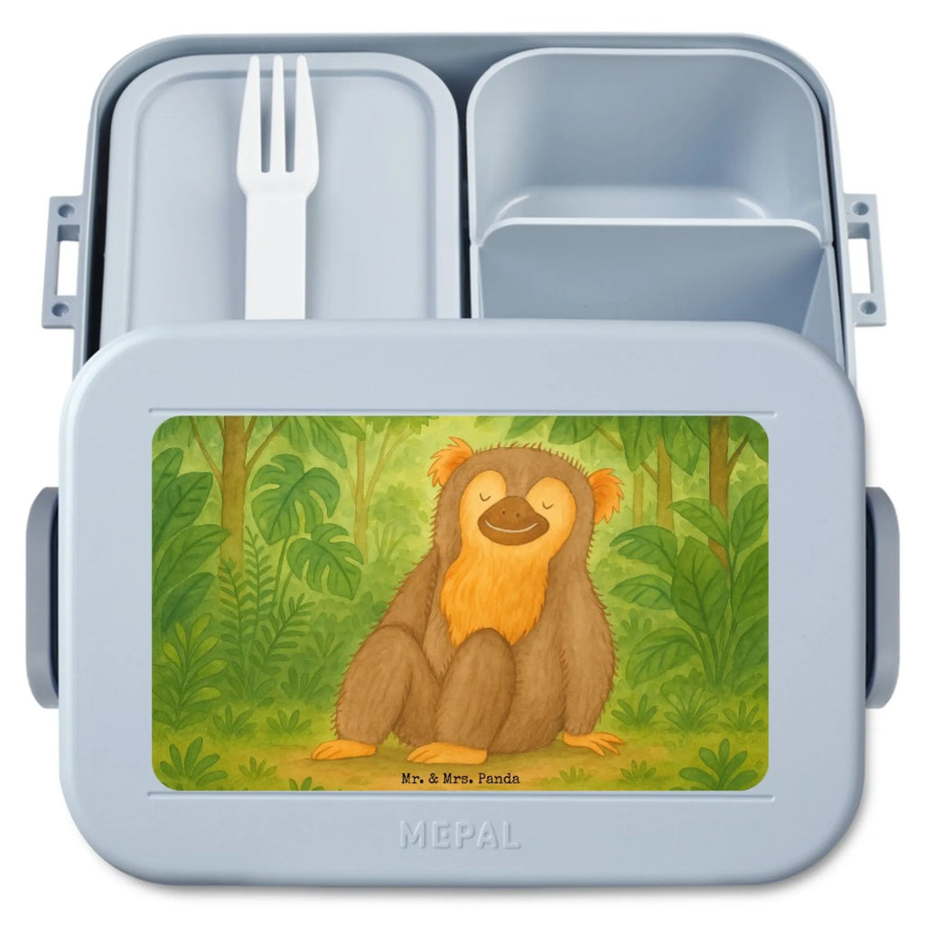 MEPAL Bentobox Affe Design Lunchbox, Bentobox, Brotdose, Afrika, Wildtiere, Äffchen, Selbstliebe, Selfcare, Liebe, Motivation, Selbstbewusstsein, Respekt, Affen, Affe, Selbstachtung
