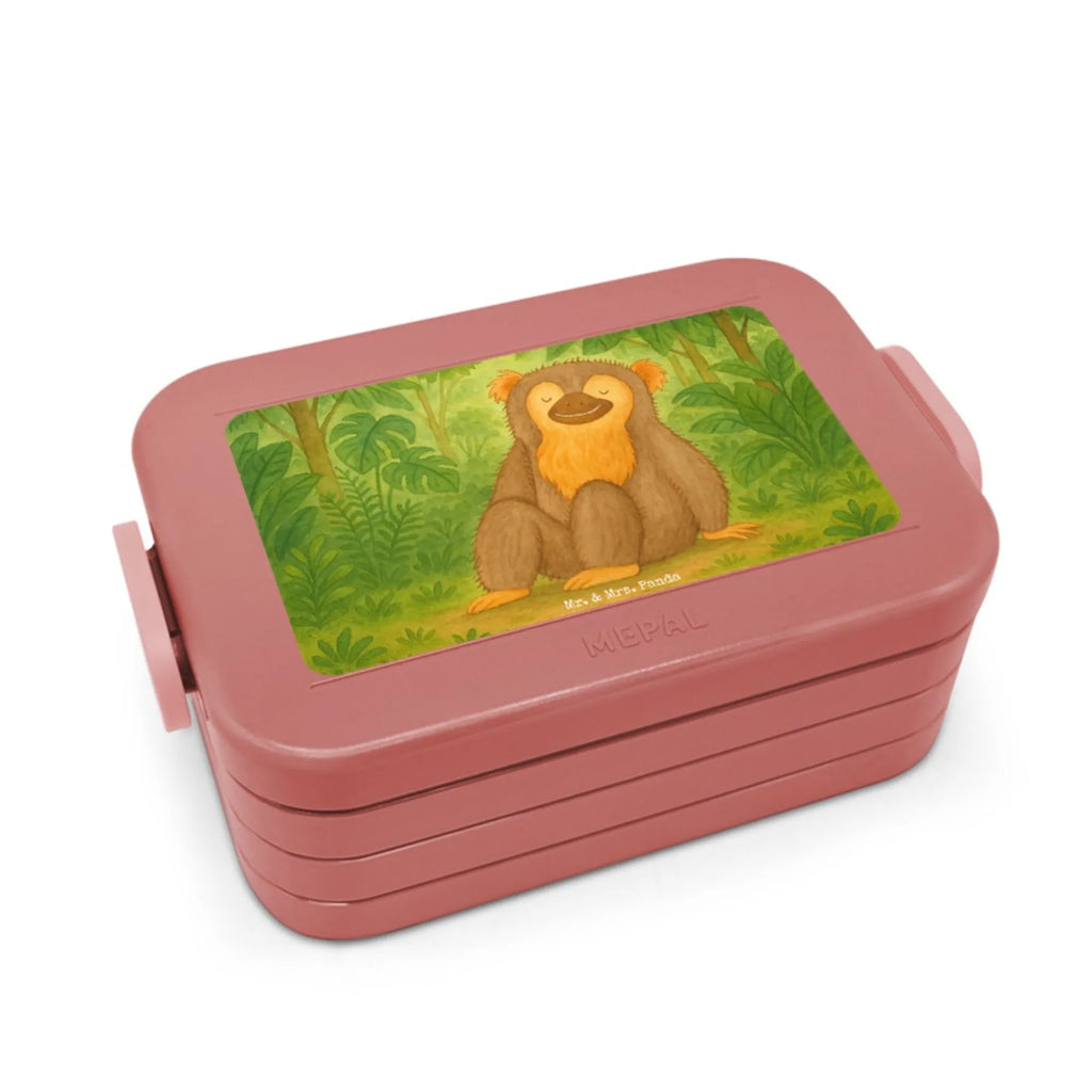 MEPAL Bentobox Affe Design Lunchbox, Bentobox, Brotdose, Afrika, Wildtiere, Äffchen, Selbstliebe, Selfcare, Liebe, Motivation, Selbstbewusstsein, Respekt, Affen, Affe, Selbstachtung