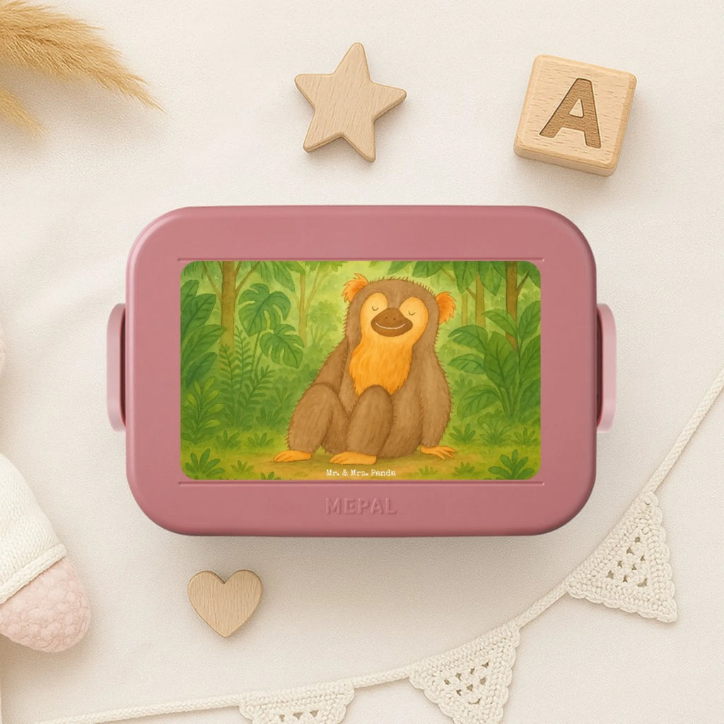MEPAL Bentobox Affe Design Lunchbox, Bentobox, Brotdose, Afrika, Wildtiere, Äffchen, Selbstliebe, Selfcare, Liebe, Motivation, Selbstbewusstsein, Respekt, Affen, Affe, Selbstachtung