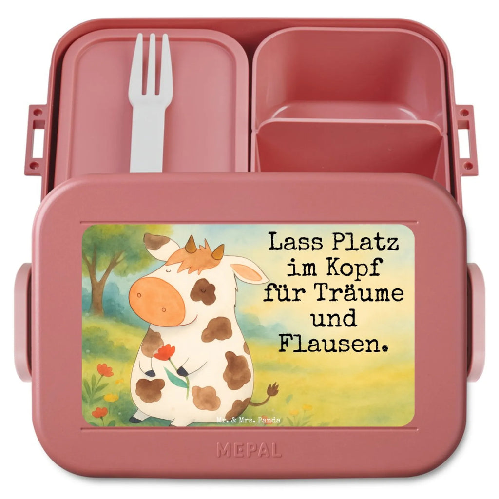 MEPAL Bentobox Kuh Design Bentobox, Lunchbox, Brotdose, Bauernhof, Hoftiere, Landwirt, Landwirtin, Flausen, Spruch, Magie, Träume, Kühe, Kuh, Motivtion, Milch, Milchkuh, Hof