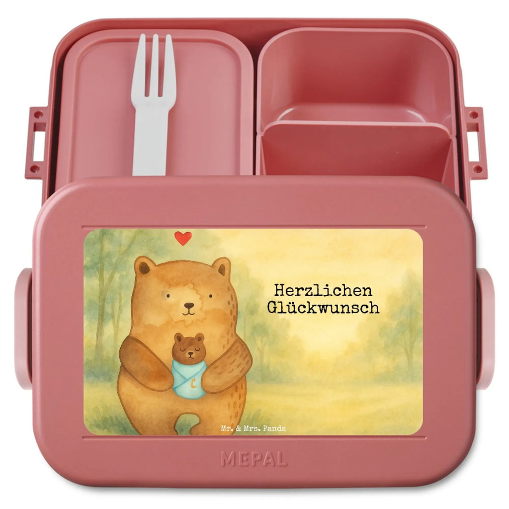 MEPAL Bentobox Bär Baby Design Brotdose, Lunchbox, Bentobox, Bär, Teddy, Teddybär, Geburtstag, Nichte, Taufe, Neffe, Glückwunsch, Enkel, Eltern, Geburt, Mutter, Täufling, Enkelin, Baby
