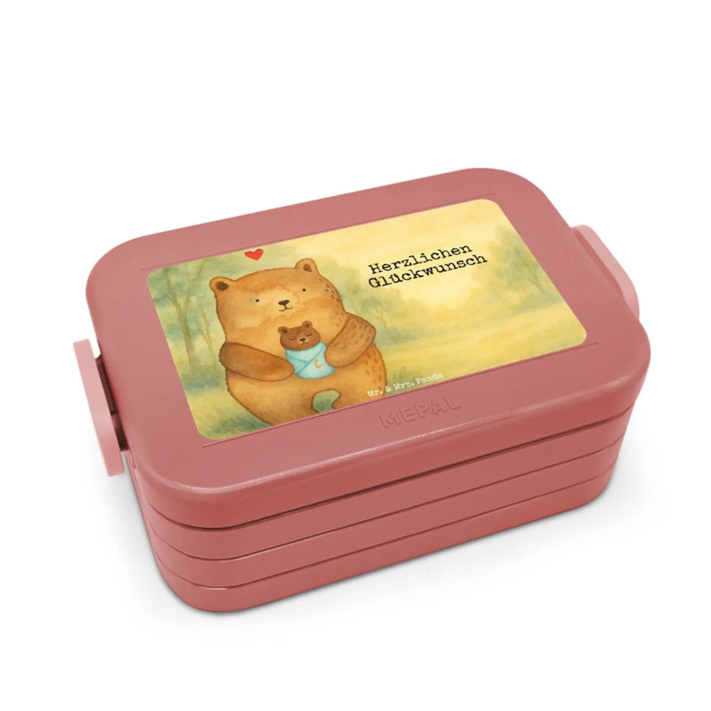 MEPAL Bentobox Bär Baby Design Brotdose, Lunchbox, Bentobox, Bär, Teddy, Teddybär, Geburtstag, Nichte, Taufe, Neffe, Glückwunsch, Enkel, Eltern, Geburt, Mutter, Täufling, Enkelin, Baby