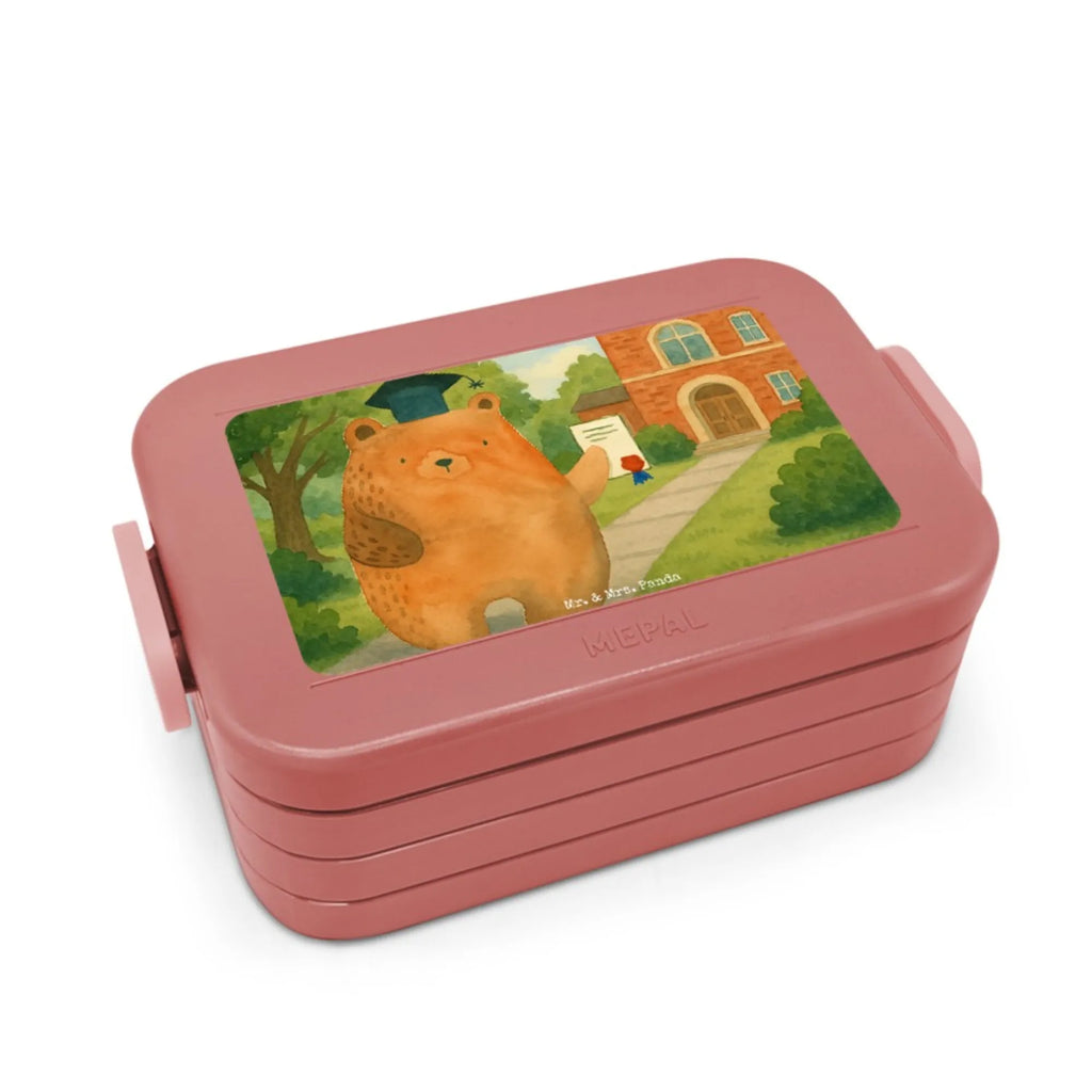 MEPAL Bentobox Bär Prüfung Design Brotdose, Bentobox, Lunchbox, Bär, Teddy, Teddybär, Abschluss, Prüfungen, Abschlusszeugnis, Zeugnis, Abitur, Prüfung bestanden