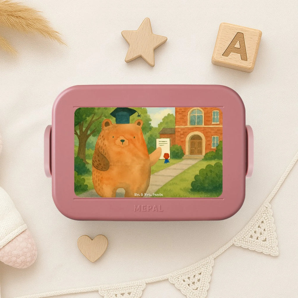 MEPAL Bentobox Bär Prüfung Design Brotdose, Bentobox, Lunchbox, Bär, Teddy, Teddybär, Abschluss, Prüfungen, Abschlusszeugnis, Zeugnis, Abitur, Prüfung bestanden