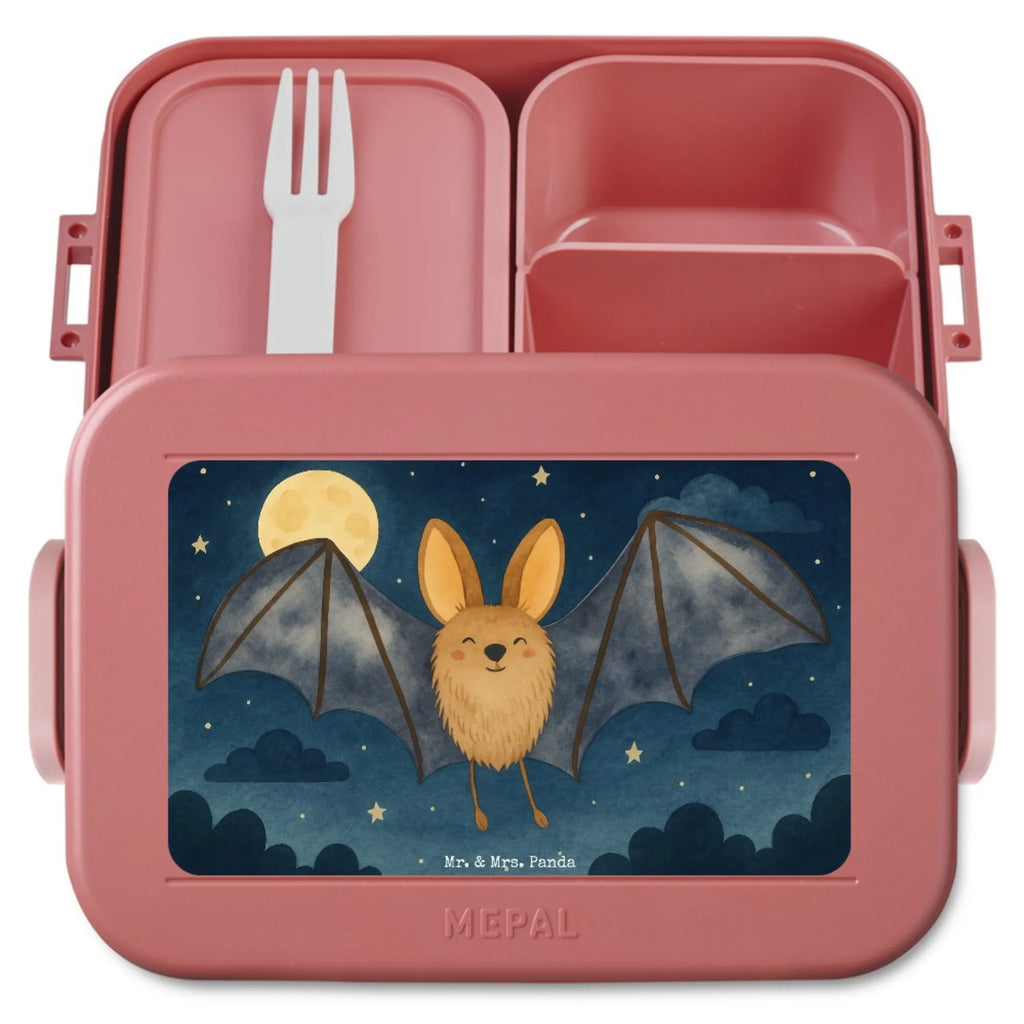 MEPAL Bentobox Fledermaus Flügel Design Bentobox, Brotdose, Lunchbox, Tiermotive, Gute Laune, lustige Sprüche, Tiere
