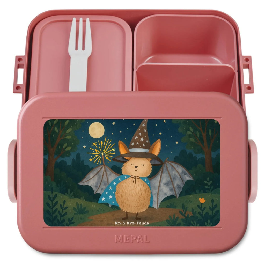 MEPAL Bentobox Fledermaus Zauberer Design Lunchbox, Brotdose, Bentobox, Tiermotive, Gute Laune, lustige Sprüche, Tiere, Magier, reinsteigern, Frauen, Zauberer, Fledermaus, Fledermäuse