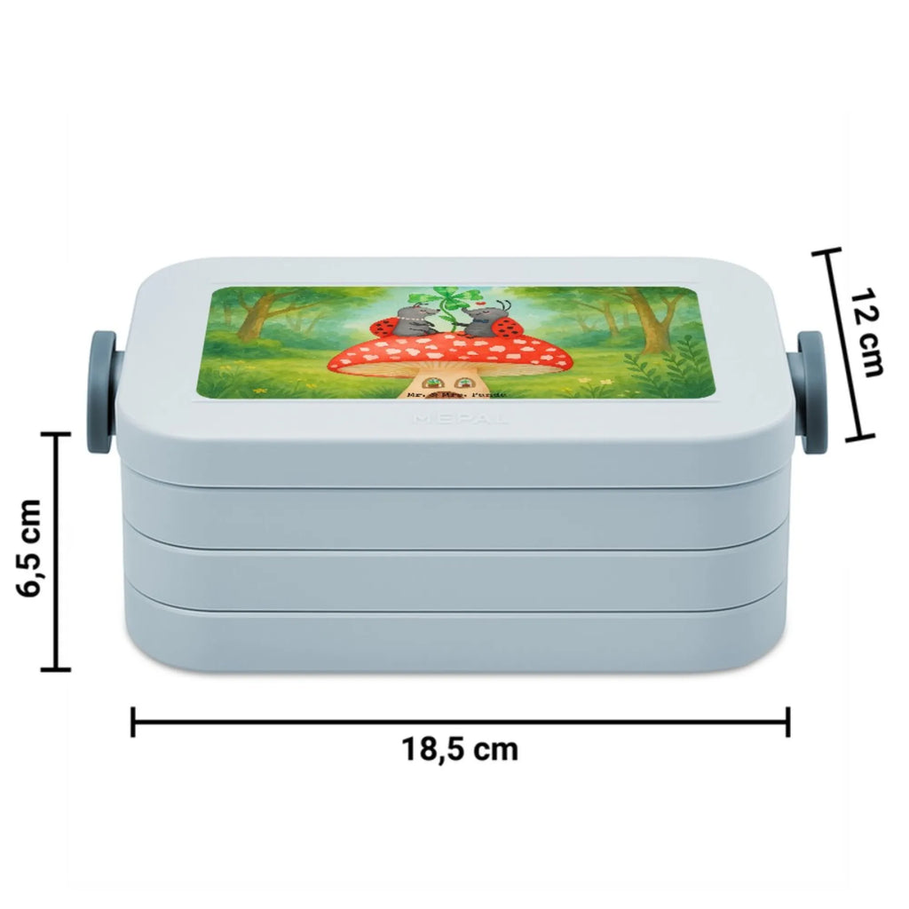 MEPAL Bentobox Marienkäfer Fliegenpilz Design Brotdose, Bentobox, Lunchbox, Tiermotive, Gute Laune, lustige Sprüche, Tiere, Wohnung, Haus, Fleigenpilzhaus, Marienkäfer, zuhause, Fliegenpilz