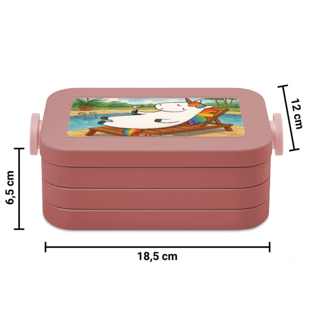 MEPAL Bentobox Einhorn Cocktail Design Bentobox, Brotdose, Lunchbox, Einhorn, Einhörner, Einhorn Deko, Unicorn, Spaß, Feiern, lustig, Freundin, Spruch, Geburtstag, Caipirinha, Glitzer, Cuba Libre, Party, witzig, Sekt, Rum