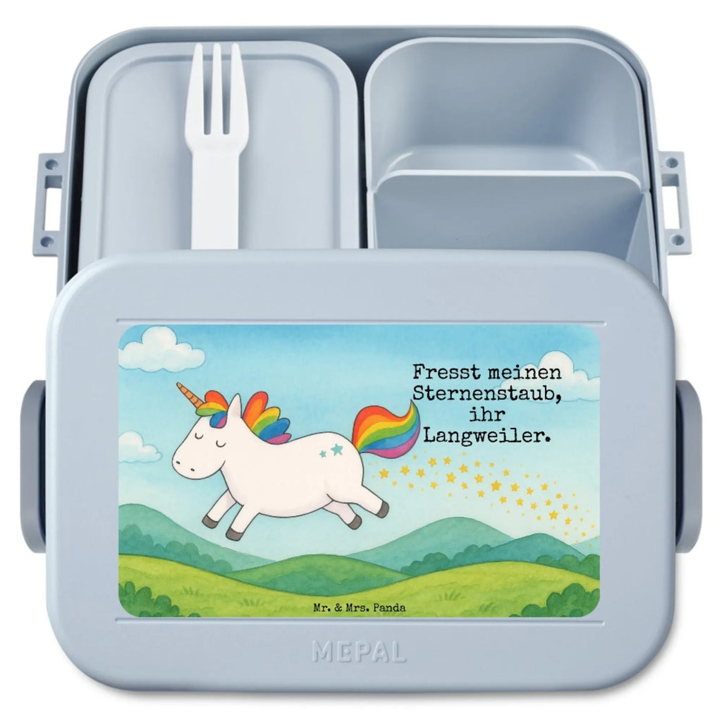 MEPAL Bentobox Einhorn Happy Design Brotdose, Lunchbox, Bentobox, Einhorn, Einhörner, Einhorn Deko, Unicorn, witzig, Freude, Lachen, Lächeln, fröhlich, Spaß, Lebensfreude, spannend, glücklich