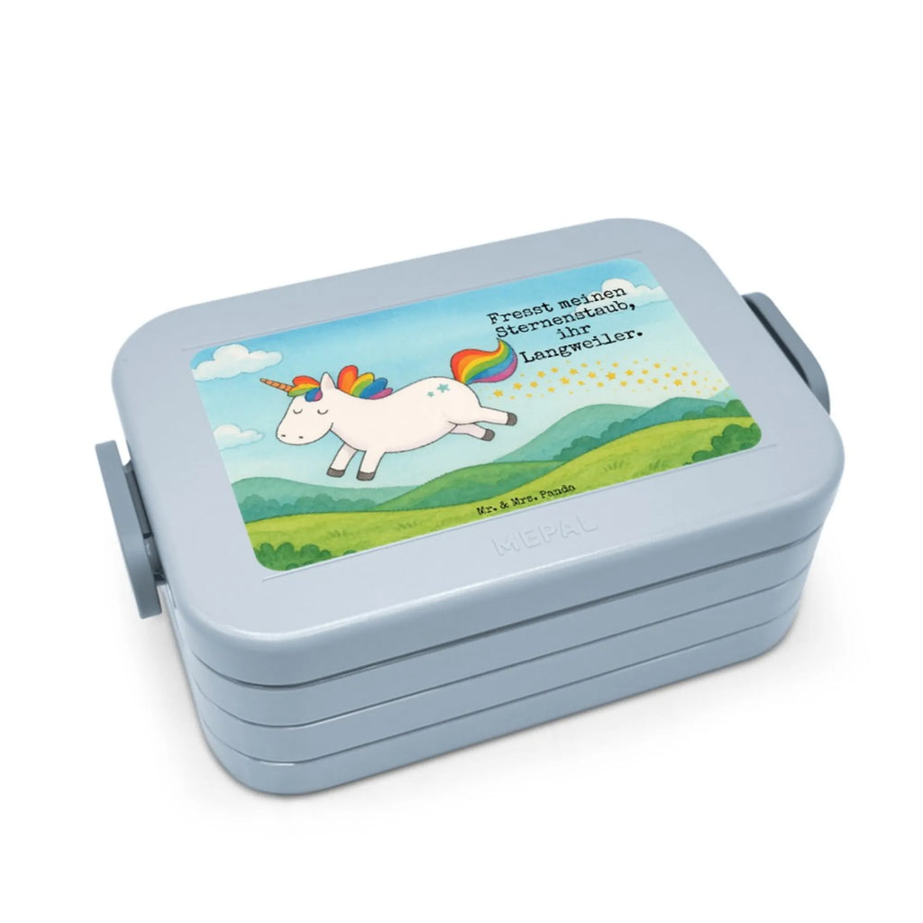 MEPAL Bentobox Einhorn Happy Design Brotdose, Lunchbox, Bentobox, Einhorn, Einhörner, Einhorn Deko, Unicorn, witzig, Freude, Lachen, Lächeln, fröhlich, Spaß, Lebensfreude, spannend, glücklich