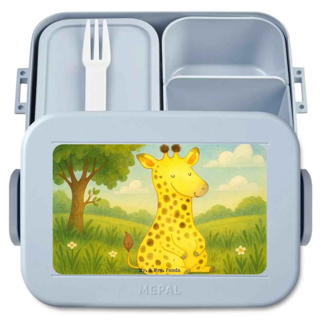 MEPAL Bentobox Giraffe Zufrieden Design Lunchbox, Bentobox, Brotdose, Afrika, Wildtiere, Zufrieden, Abenteuer, Giraffe, Glück