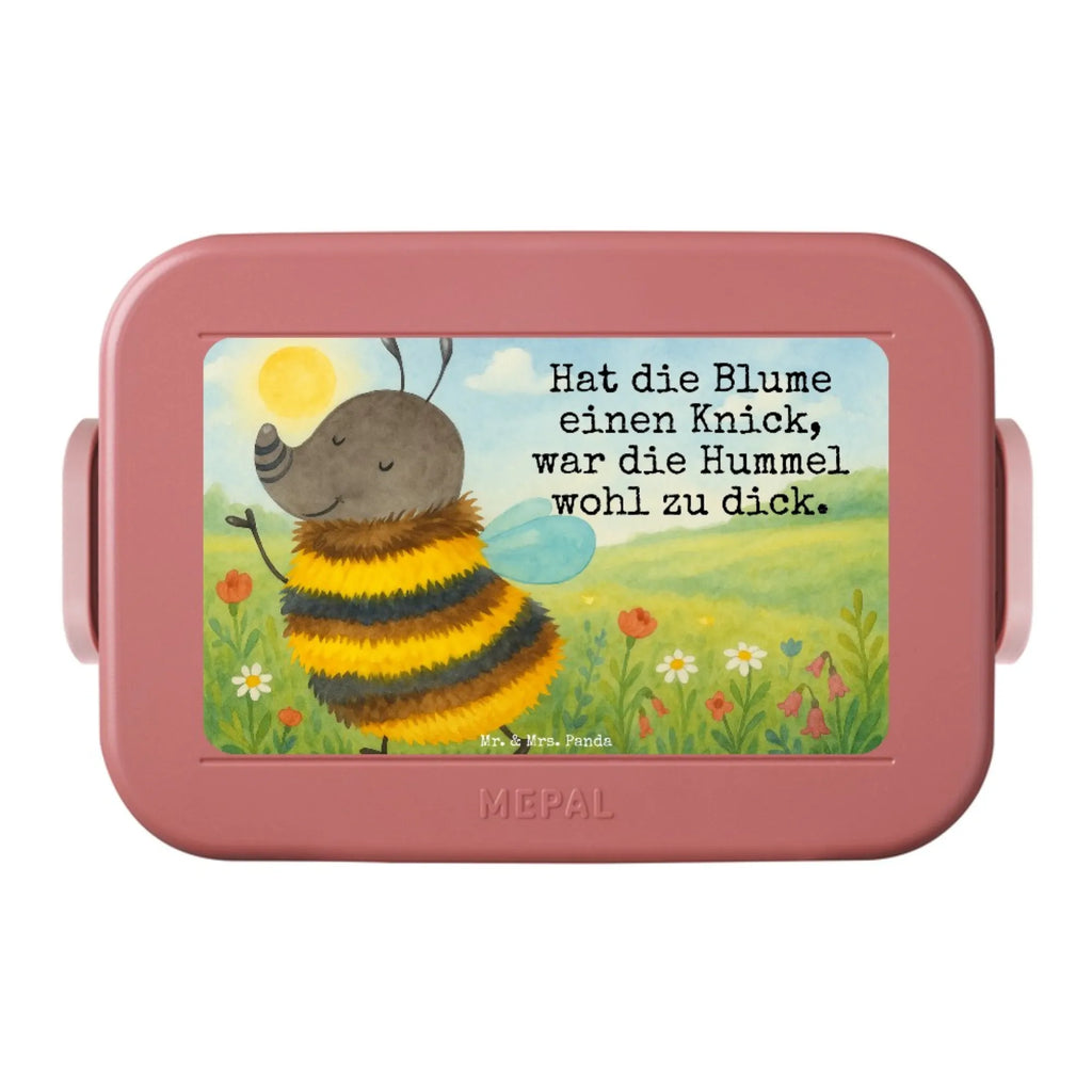 MEPAL Bentobox Hummel flauschig Design Bentobox, Brotdose, Lunchbox, Tiermotive, Gute Laune, lustige Sprüche, Tiere, Blume, Flauschig, Hummel, Natur, Biene