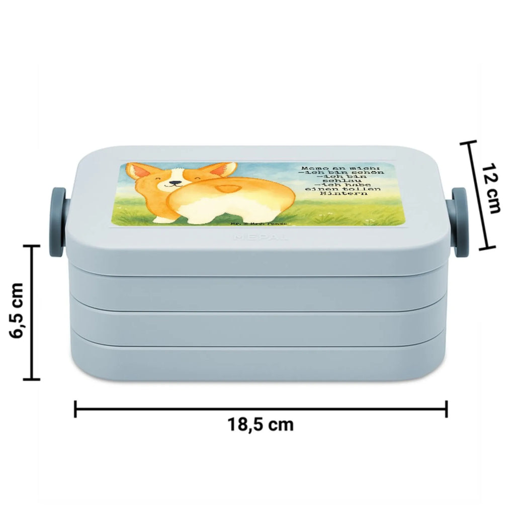 MEPAL Bentobox Corgi Po Design Bentobox, Lunchbox, Brotdose, Hund, Hundemotiv, Haustier, Hunderasse, Tierliebhaber, Hundebesitzer, Sprüche, Spruch, Motivation, Corgie, Hundeliebe, Selbstliebe