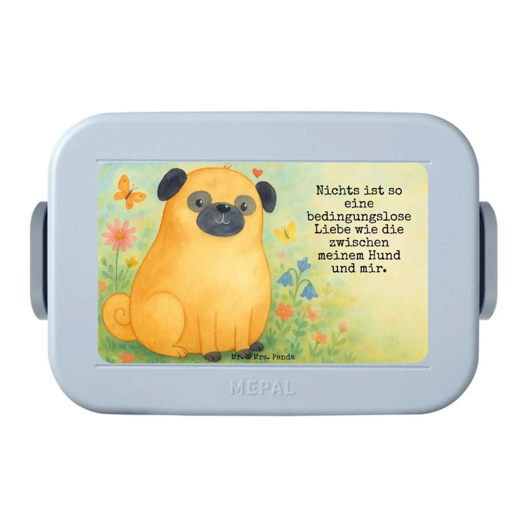 MEPAL Bentobox Mops Design Bentobox, Lunchbox, Brotdose, Hund, Hundemotiv, Haustier, Hunderasse, Tierliebhaber, Hundebesitzer, Sprüche, Mops, Liebe, Hundeliebe