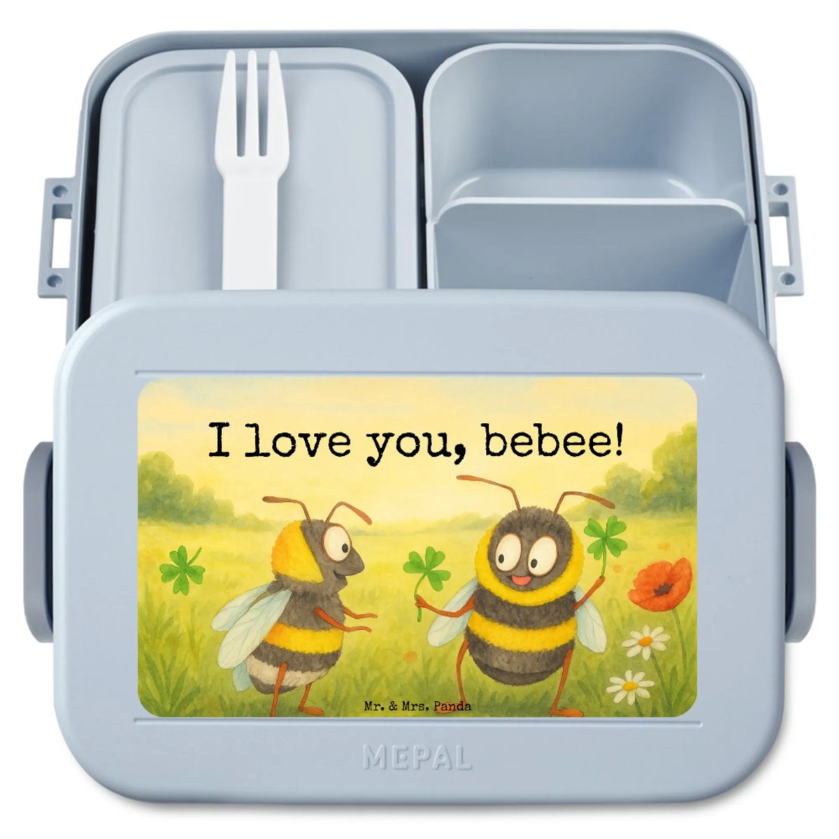 MEPAL Bentobox Bienen Paar Design Bento Box, Bento-Brotdose, Lunchbox, Bentobox, Vesperbox, Jausenbox, Essensbehälter, Lebensmittelbehälter, Frischhaltedose, Essensbox, Meal Prep Box, Snackdose, Snackbox, Verlobung, Freundin, Freund, Liebe, Heiraten, Partner, Heiratsantrag, Ehefrau, Liebesgeschenk, Hocheitstag, Jahrestag, Ehemann, Verliebte Schildkröten, Valentinstag, Hochzeitstag, für Ehemann, Liebesbeweis, für Männer, Geschenk für Partner, Geschenk für Frauen, Mitbringsel, Geschenk für Freundin, Schildkröten