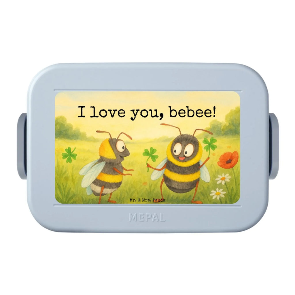 MEPAL Bentobox Bienen Paar Design Bentobox, Brotdose, Lunchbox, Liebe, Partner, Freund, Freundin, Ehemann, Ehefrau, Heiraten, Verlobung, Heiratsantrag, Liebesgeschenk, Jahrestag, Hocheitstag, Hochzeitstag, verliebte Schildkröten, Geschenk für Freundin, Schildkröten, Valentinstag, für Ehemann, Liebesbeweis, Geschenk für Partner, Geschenk für Frauen, für Männer, Mitbringsel