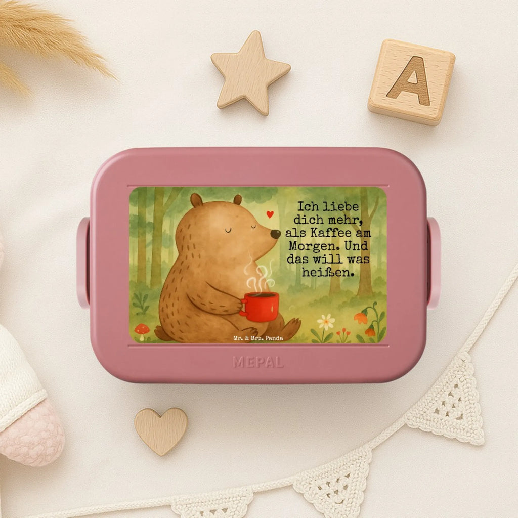 MEPAL Bentobox Bär Morgenkaffee Design Brotdose, Bentobox, Lunchbox, Liebe, Partner, Freund, Freundin, Ehemann, Ehefrau, Heiraten, Verlobung, Heiratsantrag, Liebesgeschenk, Jahrestag, Hocheitstag, Liebesbeweis, für Ehemann, Mitbringsel, Geschenk für Freundin, Geschenk für Partner, für Männer, Valentinstag, Geschenk für Frauen, Hochzeitstag