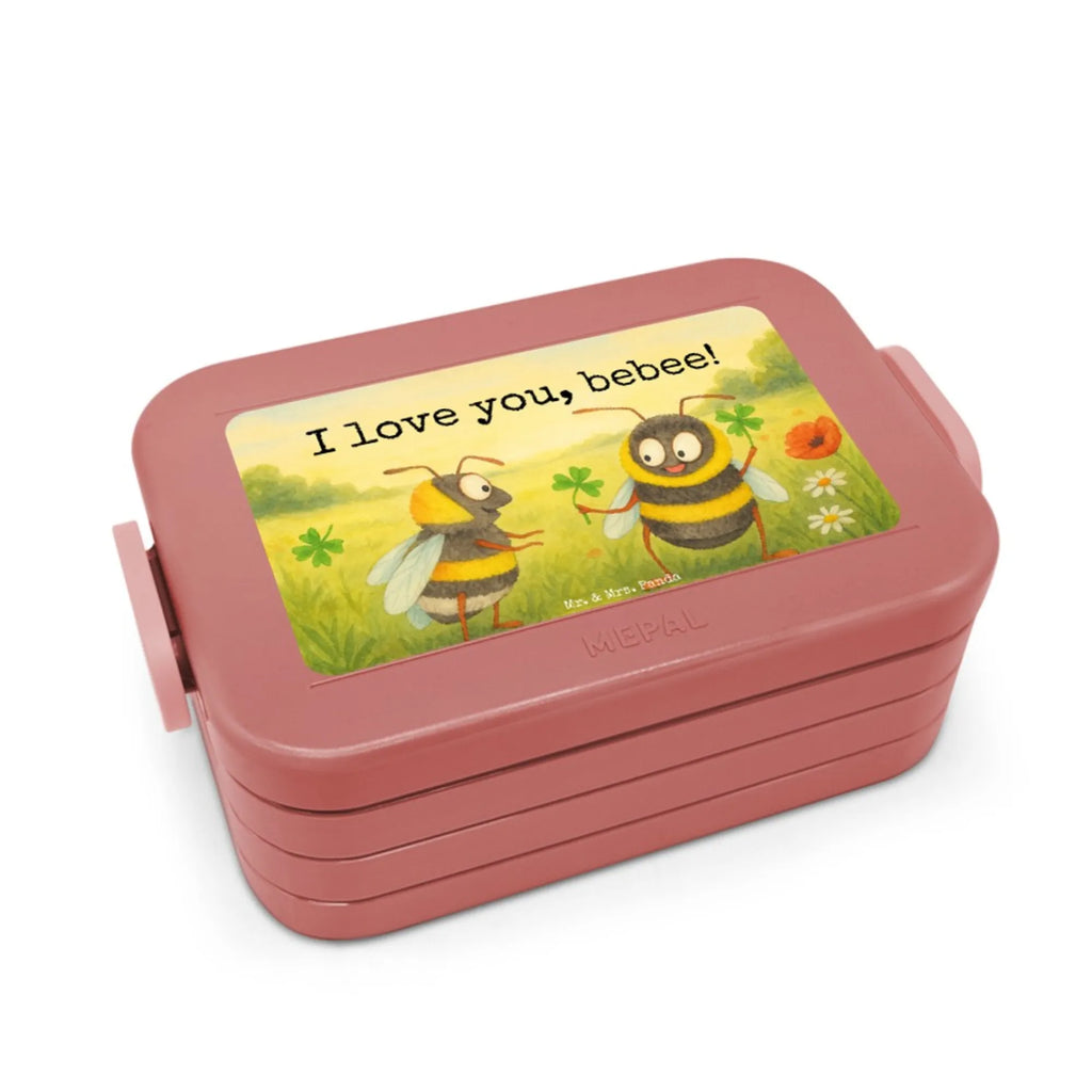 MEPAL Bentobox Bienen Paar Design Bentobox, Brotdose, Lunchbox, Liebe, Partner, Freund, Freundin, Ehemann, Ehefrau, Heiraten, Verlobung, Heiratsantrag, Liebesgeschenk, Jahrestag, Hocheitstag, Hochzeitstag, verliebte Schildkröten, Geschenk für Freundin, Schildkröten, Valentinstag, für Ehemann, Liebesbeweis, Geschenk für Partner, Geschenk für Frauen, für Männer, Mitbringsel