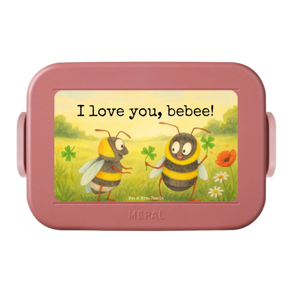 MEPAL Bentobox Bienen Paar Design Bentobox, Brotdose, Lunchbox, Liebe, Partner, Freund, Freundin, Ehemann, Ehefrau, Heiraten, Verlobung, Heiratsantrag, Liebesgeschenk, Jahrestag, Hocheitstag, Hochzeitstag, verliebte Schildkröten, Geschenk für Freundin, Schildkröten, Valentinstag, für Ehemann, Liebesbeweis, Geschenk für Partner, Geschenk für Frauen, für Männer, Mitbringsel